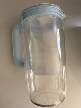 BRITA Glass One 2.5L Water Filter Pitcher Light Blue European Model